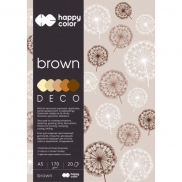 blok DECO BROWN HAPPY COLOR A4/20k.