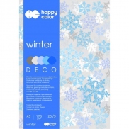 blok DECO WINTER HAPPY COLOR A4/20k.