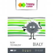 blok techniczny  HAPPY COLOR  biały A3/10k.