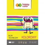 blok techniczny  HAPPY COLOR  kolor A4/10k.