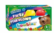 farby plakatowe BAMBINO 6 kolorów 20ml