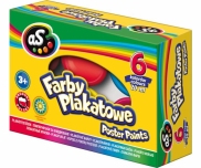 farby plakatowe ASTRA AS 6 kolorów 20ml