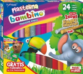 plastelina BAMBINO 24 kolory