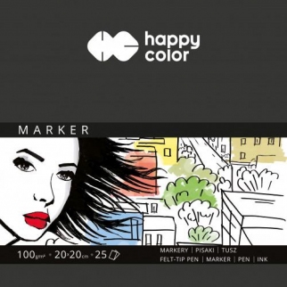 blok do markerów HAPPY COLOR 20x20m 